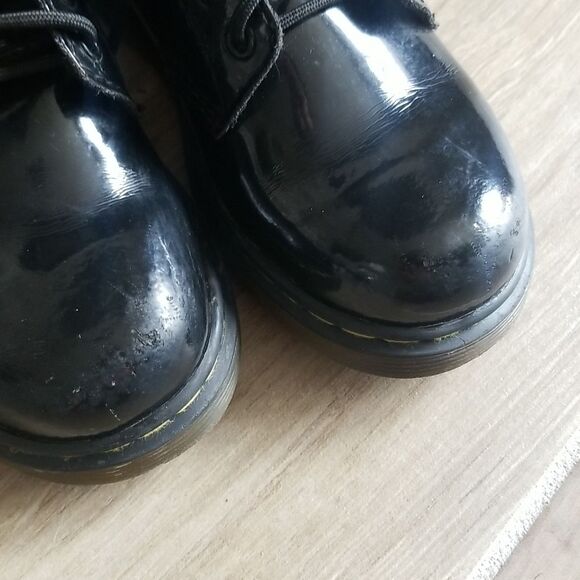 Dr. Marten Kids Patent Leather Boots Sz 10 - Picture 3 of 8